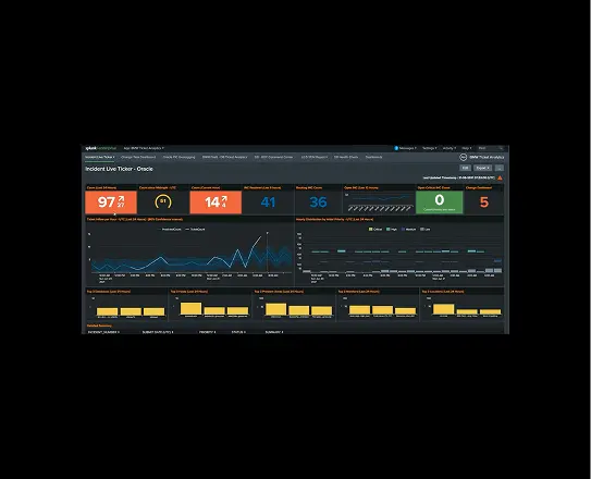 Existing IT monitoring dashboard, detail view