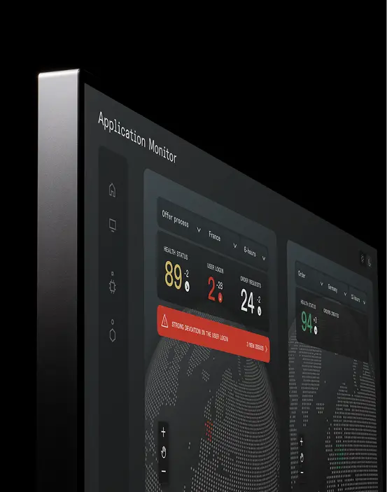 Refined dashboard cards with incident ticket detail